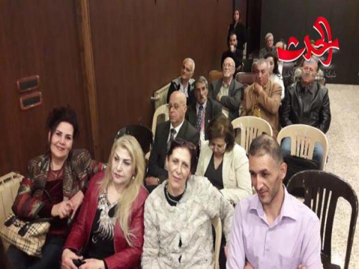             افتتاح الاسبوع الثقافي في مكتبة روبرت كريستوفر سكاف في حمص