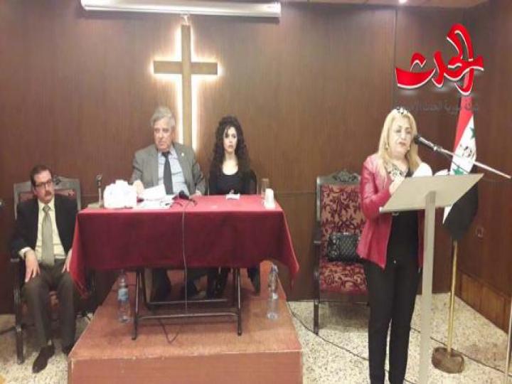            افتتاح الاسبوع الثقافي في مكتبة روبرت كريستوفر سكاف في حمص