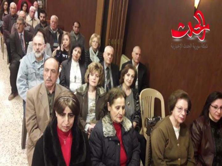             افتتاح الاسبوع الثقافي في مكتبة روبرت كريستوفر سكاف في حمص