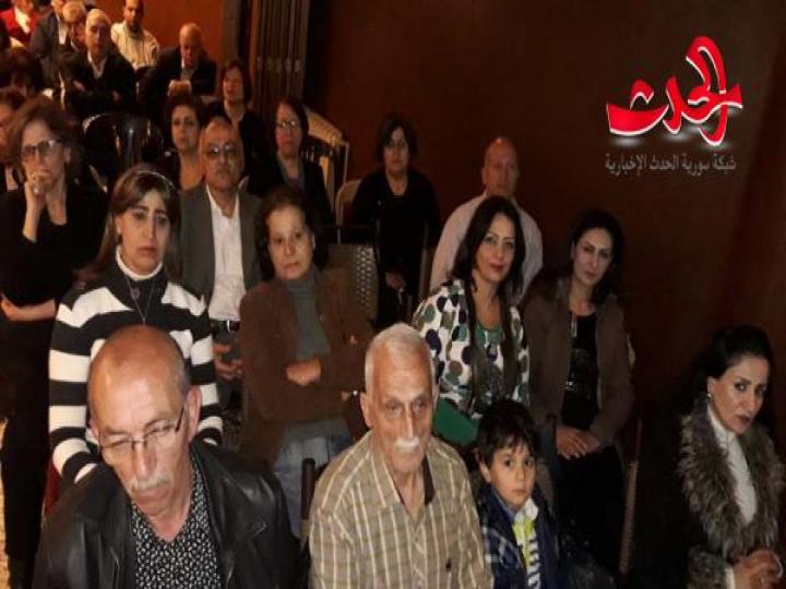 محاضرة للمهندس جورج رباحية بعنوان حمص القديمة ضمن الأسبوع الثقافي في مكتبة روبرت كريستوفر سكاف في حمص