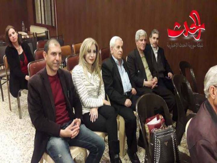 نادي الركن الثقافي الوطني يستكمل فعالياته في مكتبة روبرت كريستوفر سكاف في حمص