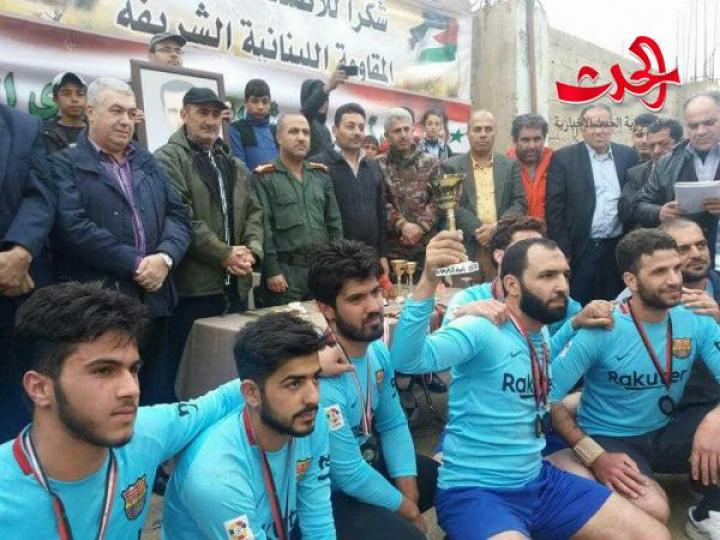 مباراة ودية نهائية ببن فريقي الزبداني ومضايا 