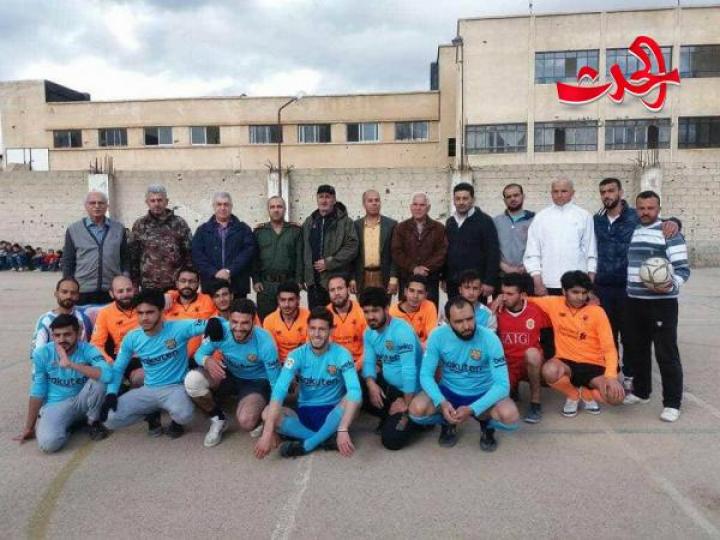 مباراة ودية نهائية ببن فريقي الزبداني ومضايا 