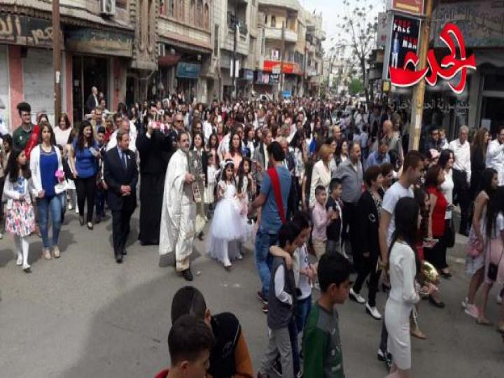  كنائس حمص تحتفل بأحد الشعانين 