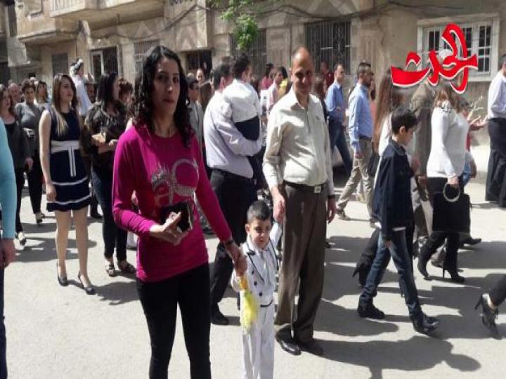  كنائس حمص تحتفل بأحد الشعانين 
