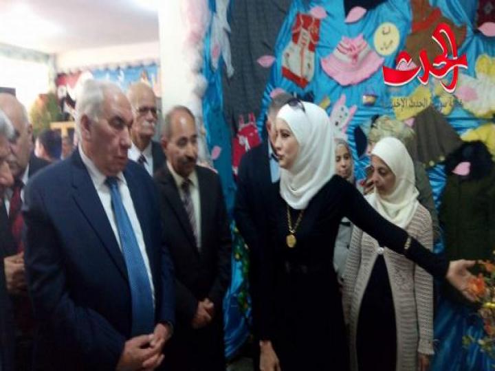 افتتاح المعرض المهني والتقني بدرعا ...ابداع وتقنيات حديثة