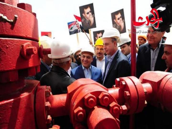 المهندس خميس يدشن مشروع حقول الغاز بطاقة إنتاجية مليون متر مكعب يومياً 