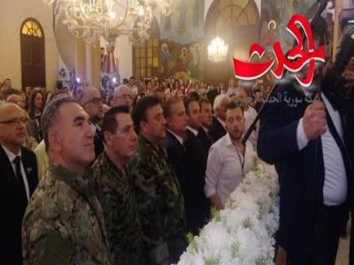 اللاذقية ; مراسم تنصيب الأسقف اثناسيوس فهد متروبوليتا على أبرشية اللاذقية للروم الارثوذكس