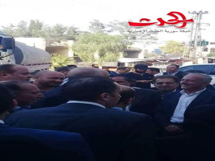 الوزير الغربي يفتتح معرض الخير للتسوق في كفر بطنا وقريباً معارض اخرى بريف دمشق