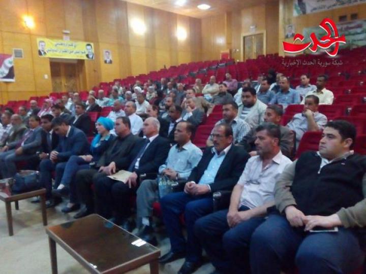 انتخاب اعضاء مكتب تنفيذي جديد لنقابة المعلمين بدرعا