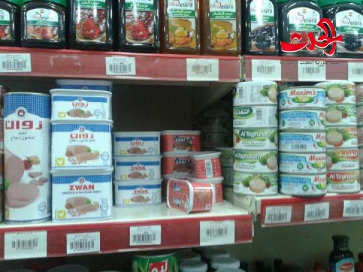 في اللاذقية ضبط مواد غذائية مجهولة المصدر