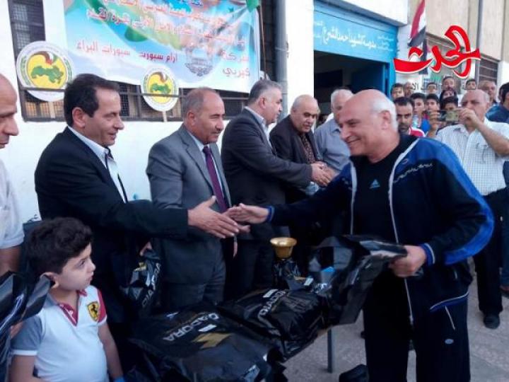 أسود حوران  ..بطلاً لدورة السلام الكروية بدرعا 