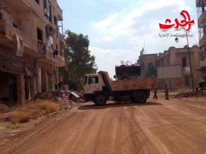 تحولات أمنية لافتة في درعا بعد ازلة الحواجز الامنية