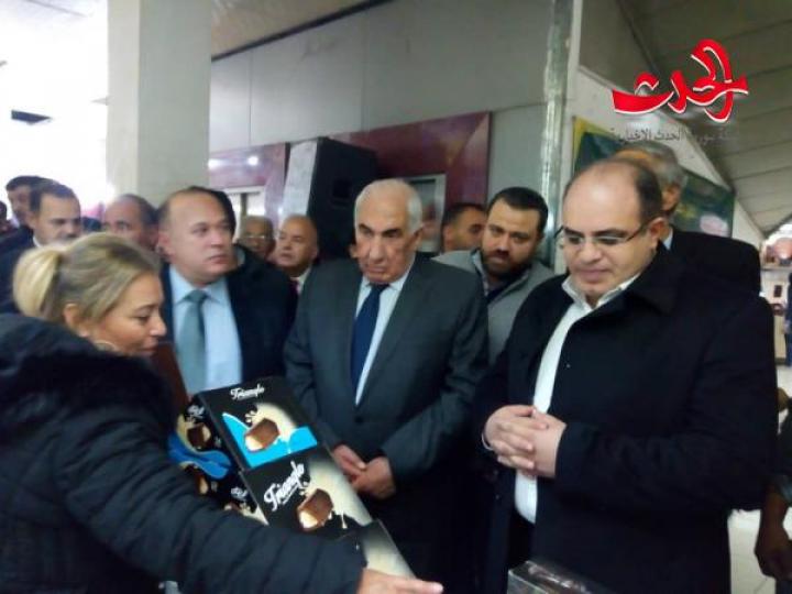وزير الاقتصاد الدكتور سامر الخليل يتفقد المشاريع المنفذه في محافظة درعا