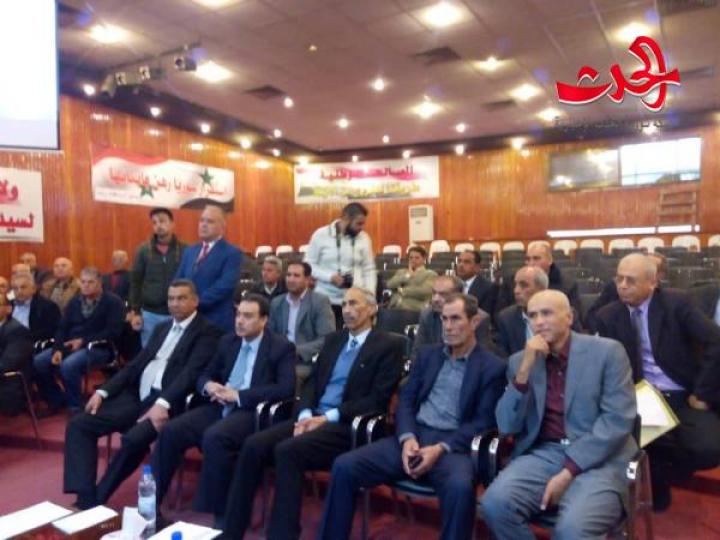 وزير الاقتصاد الدكتور سامر الخليل يتفقد المشاريع المنفذه في محافظة درعا