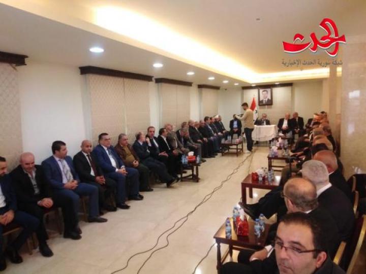 تضامن الأمناء العامين ورؤساء الأحزاب والحركات الوطنية في لبنان مع سورية 