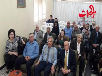 أمسية شعرية في رابطة الخريجين الجامعيين في حمص بمناسبة عيد الجلاء 