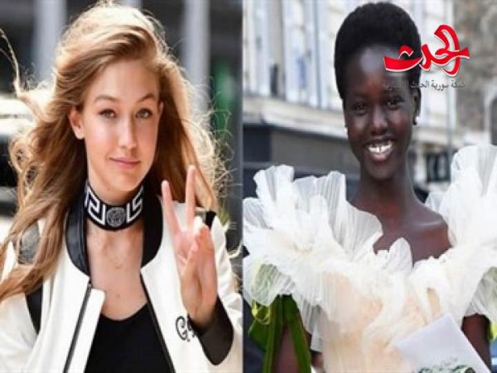 عارضة الازياء السودانية تزيح الحسناء جيجي حديد عن عرش عارضات الازياء العالميات 
