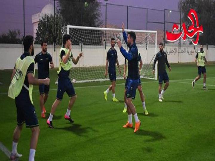 نسور قاسيون تستعد للقاء الحسم مع الأردن