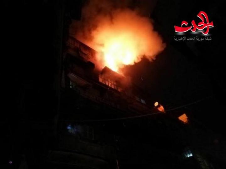 تفاصيل حريق «المناخلية» ووفاة الأطفال 7 بدمشق 