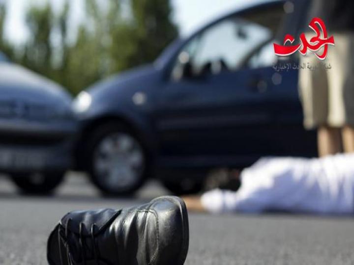 سيارة تصدم عناصر شرطة.. حاثين مروريين في منطقة جديدة يابوس