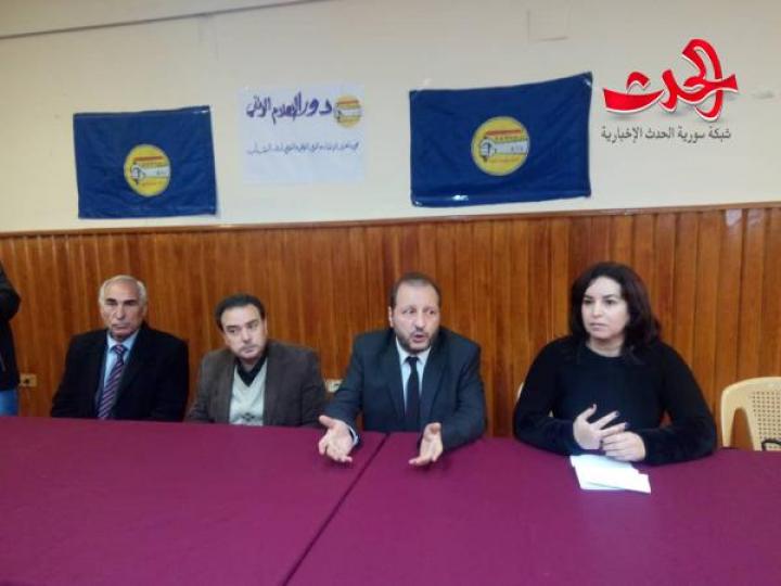 جلسة حوارية لشباب درعا مع الاعلامي رفيق لطف تناقش فضح الفبركات والتضليل الاعلامي