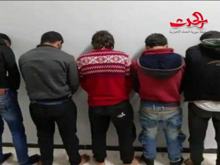 الأمن يلقي القبض على عصابة سرقة حتى الجوامع لم تسلم منهم في مدينة الشيخ مسكين بريف درعا