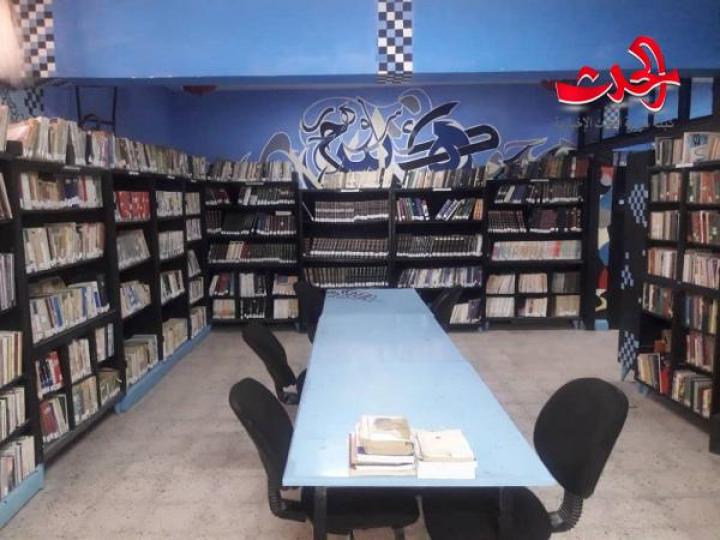 مكتبة دمشق التربوية بمئة ألف كتاب