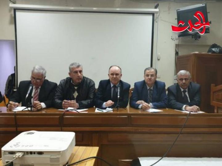 وزير التعليم العالي يلتقي طلاب الدراسات العليا في مشفى المواساة