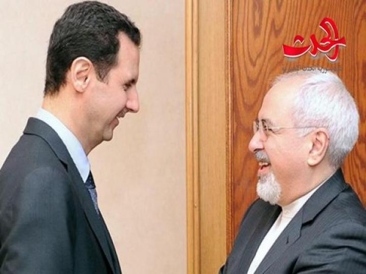 الرئيس الأسد يدعو ظريف لزيارة سورية.. والأخير يتصل بالمعلم هاتفياً