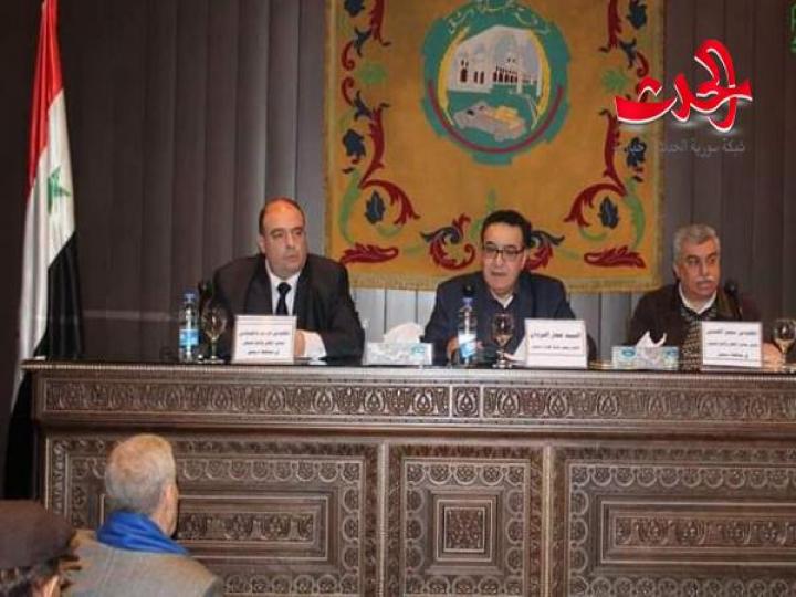 مدير دائرة المهن والتراخيص في محافظة دمشق يتحدث عن التراخيص الادارية وإمكانية التسهيلات في غرفة تجارة دمشق