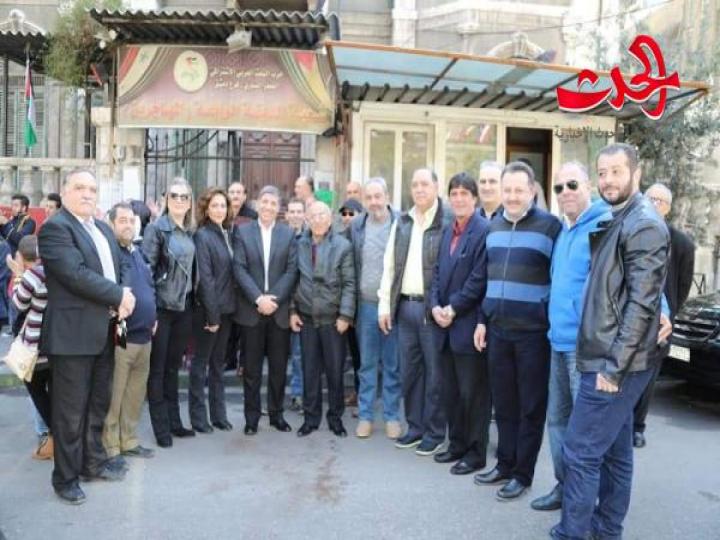 قيادة الشعبة الرابعة بدمشق تحتفل بذكرى ال8 من آذار المجيد