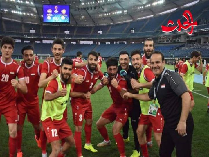 منتخب سورية يحقق انتصاره الثاني على الكويت في التصفيات الآسيوية
