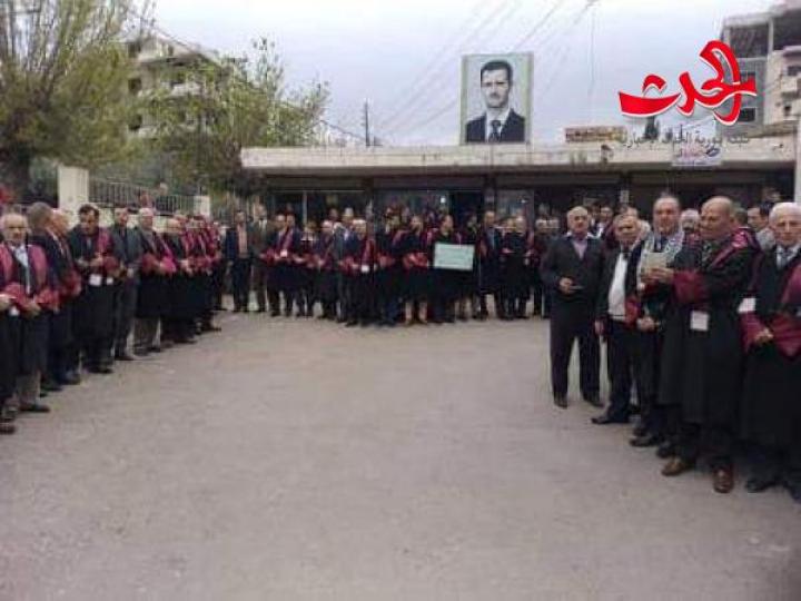 اعتصام للمحامين السويداء بعد محاولة خطف وضرب بعضهم...والاعين تراقب