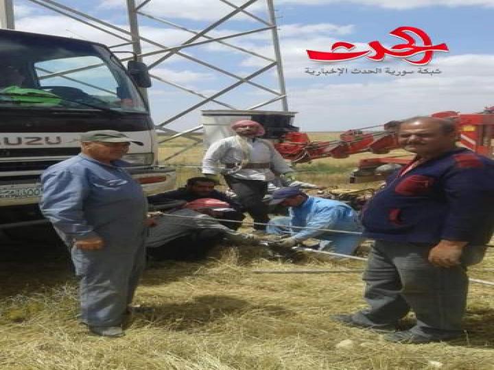  بعد انقطاع 6 سنوات.. ربط سد الفرات بالشبكة العامة من خلال خط توتر عالي 230 ك.ف (الثورة , حماة ١)