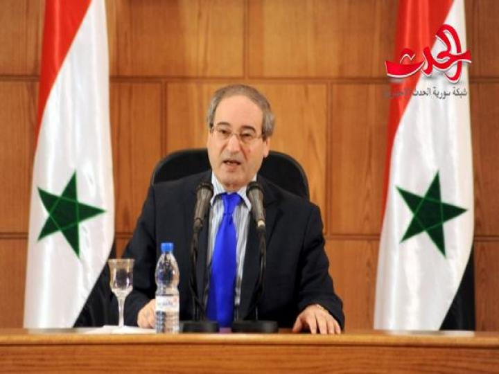 المقداد : الحكومة السورية ملتزمة بأحكام القانون الدولي الإنساني في جهودها لمكافحة الإرهاب