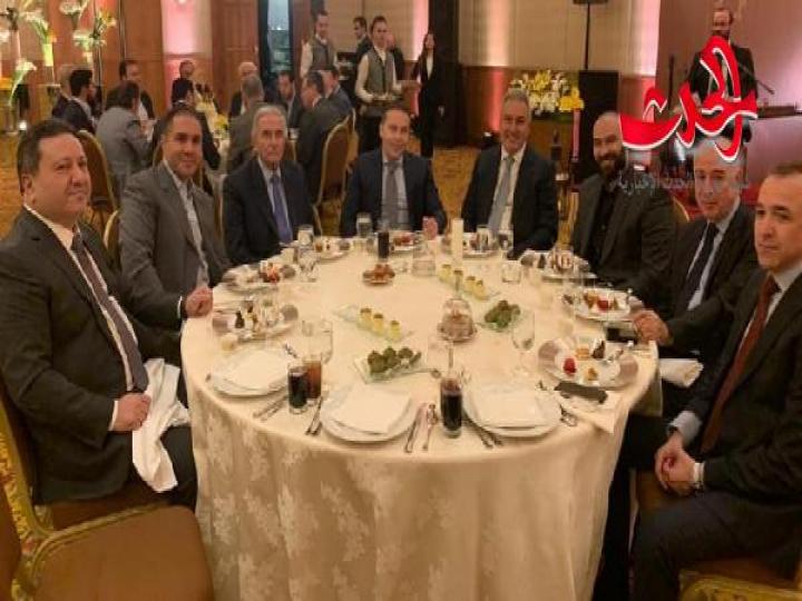 كبار رجال أعمال سورية على مأدبة افطار بفندق الفور سيزن