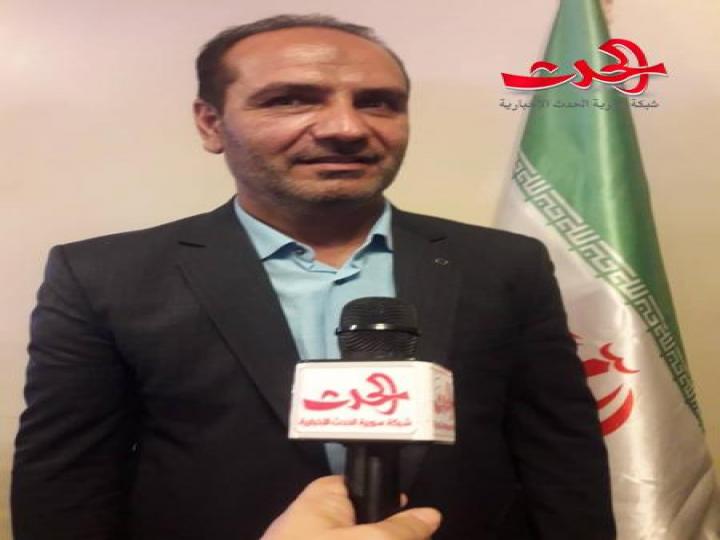وفد اقتصادي إيراني رفيع المستوى يزور المنطقة الحرة في دمشق لتنشيط التجارة بين البلدين