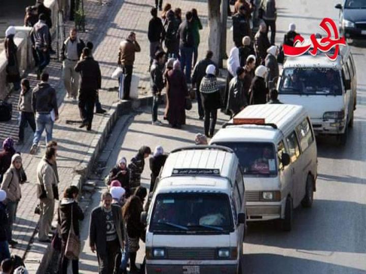 مرور دمشق....قرار بمنع الميكروباصات من التعاقد مع الجهات الخاصة مع بداية العام الدراسي