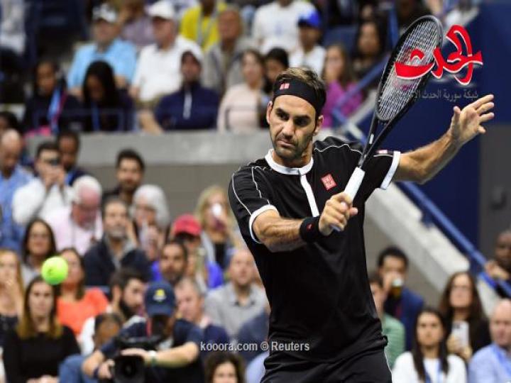 السويسري فيدرر يتأهل للدور الثاني بأمريكا المفتوحة