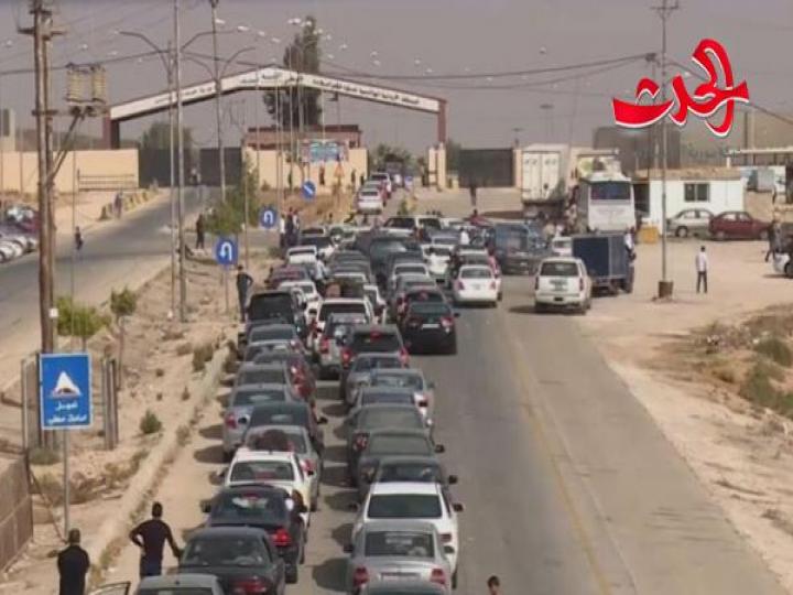نحو مليون مسافر اجتازوا معبر نصيب منهم 28 ألف سوري 
