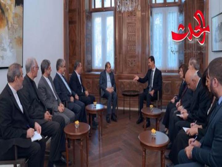 الرئيس الأسد لـ خاجي: مع كل نجاح سياسي وعسكري سيكون هناك محاولات لتعقيد الملفات وليس الملف السوري فقط..