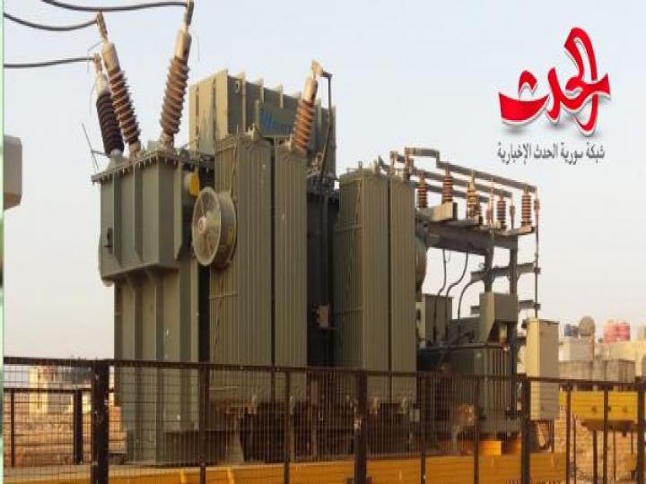 تشغيل محطة تحويل لمدينة السويداء باستطاعة 60 ميغا السويداء