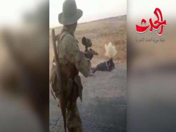 “دواعش” أردوغان ينفذون إعدامات وحشية بالمدنيين جنوب تل أبيض بريف الرقة