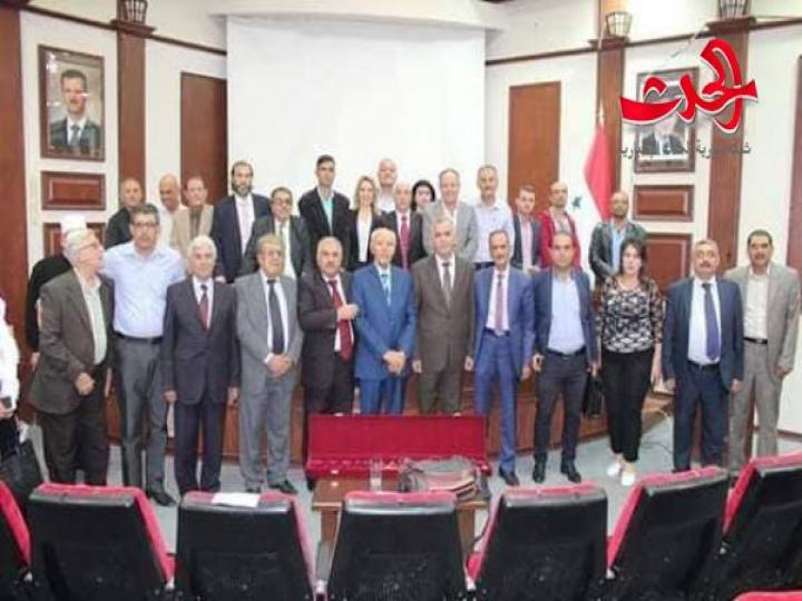 د. صابر فلحوط مكرماً ...بالسويداء