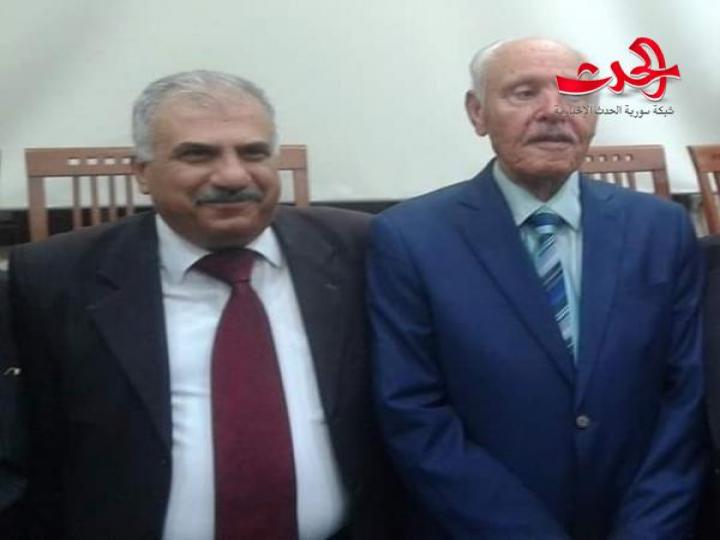 د. صابر فلحوط مكرماً ...بالسويداء