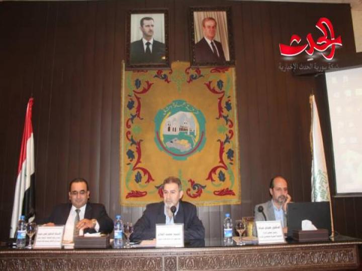 الحكومة ومفهومها وتطبيقها في القطاع الخاص في حديث ندوة غرفة تجارة دمشق