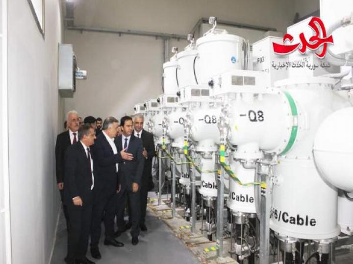 بكلفة 6.5 مليار ليرة تدشين محطة تحويل كهرباء ابن النفيس بدمشق
