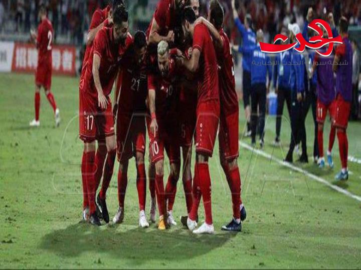 تقدم منتخبنا الوطني نسور قاسيون اربع مراتب عالميا 
