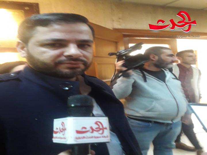الحديث عن تصدير المنتجات الزراعية وخاصة الحمضيات في غرفة تجارة دمشق